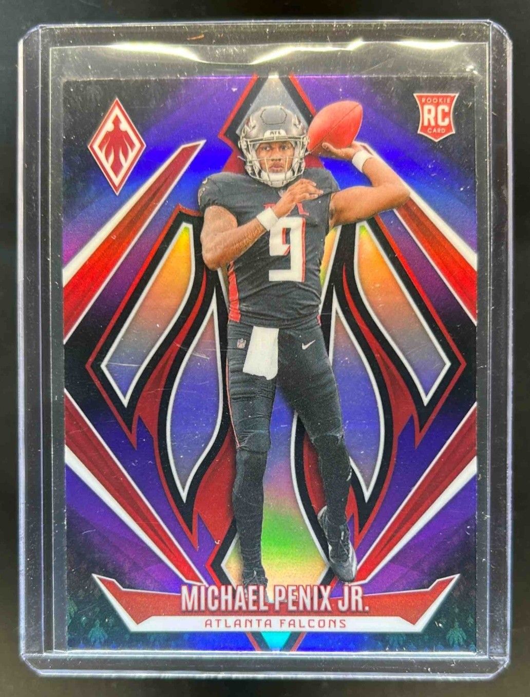 2024 Phoenix Michael Penix Jr. RC Purple Fade Rookie #229 Falcons