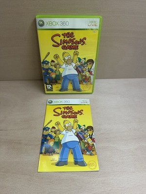 The Simpsons Spiel für Microsoft Xbox 360 *NUR HÜLLE & HANDBUCH* ohne Disc