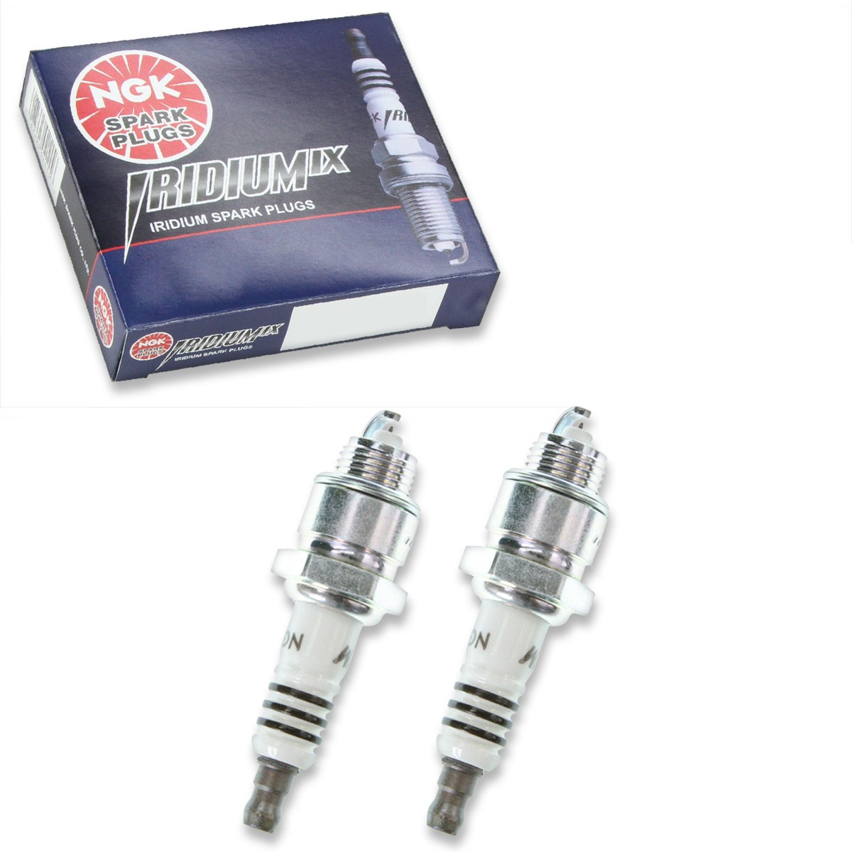 2 pc NGK 7189 XR4IX Iridium IX Spark Plugs for WR9FP W10FC AP86 4236 bs