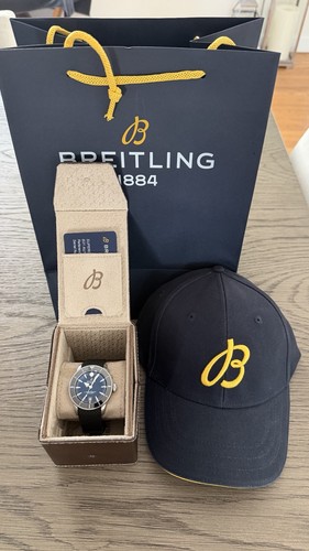 New Breitling SuperOcean Heritage B31 42 Black Rubber Men's Watch AB3111241B1S1