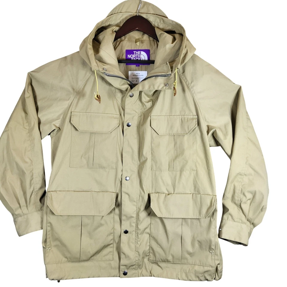 Chaqueta de Campo The North Face Etiqueta Púrpura Rara Para Hombres L Beige Con Capucha Vendedor de EE. UU. Foto 2 de 4