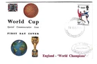 1966 Great Britain - Gloucester 4d England Winners at The World Cup Cachet FDC