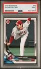 SHOHEI OHTANI 2018 TOPPS BOWMAN ROOKIE CARD RC #49 PSA 9 MINT! DODGERS MLB CHAMP