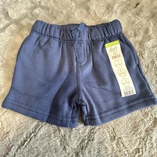 Dot & Zazz Sz 9-12 Months Blue Drawstring Shorts NWT