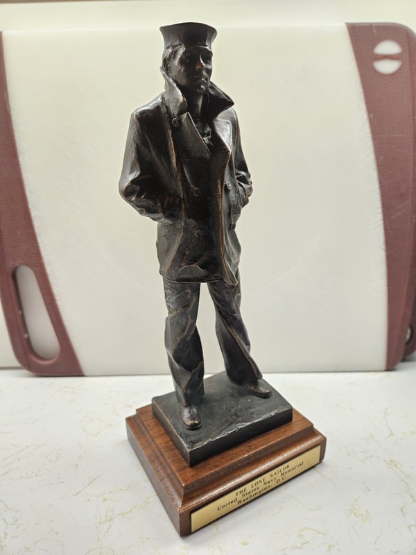 "The Lone Sailor" Bronze Resin Statue by Stanley Bleifeld US Navy Memorial