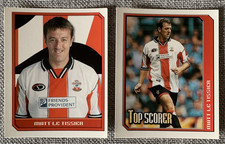 2 x MERLIN 2000 FOOTBALL STICKERS - MATT LE TISSIER - SOUTHAMPTON