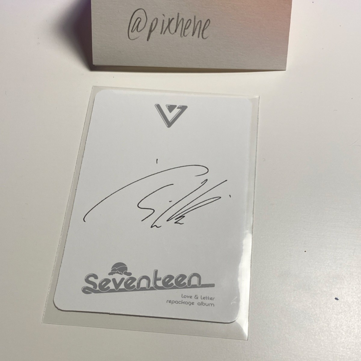 SEVENTEEN JUNサイン入りアルバム SEVENTEEN Jun Love & Letter Repackage Album Photocard Kpop | eBay