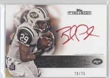 2011 Topps Precision Rookie Auto Red Ink 70/75 Bilal Powell #126 Auto 4p7