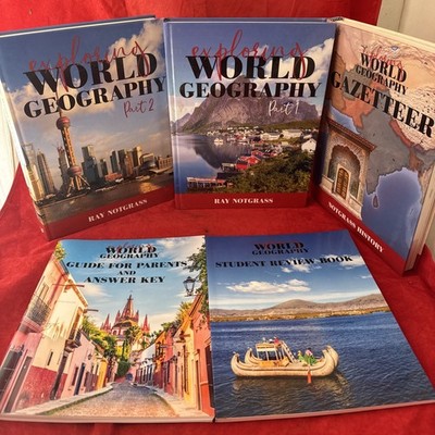 Notgrass Exploring World Geography Curriculum Package + Student Review Answer