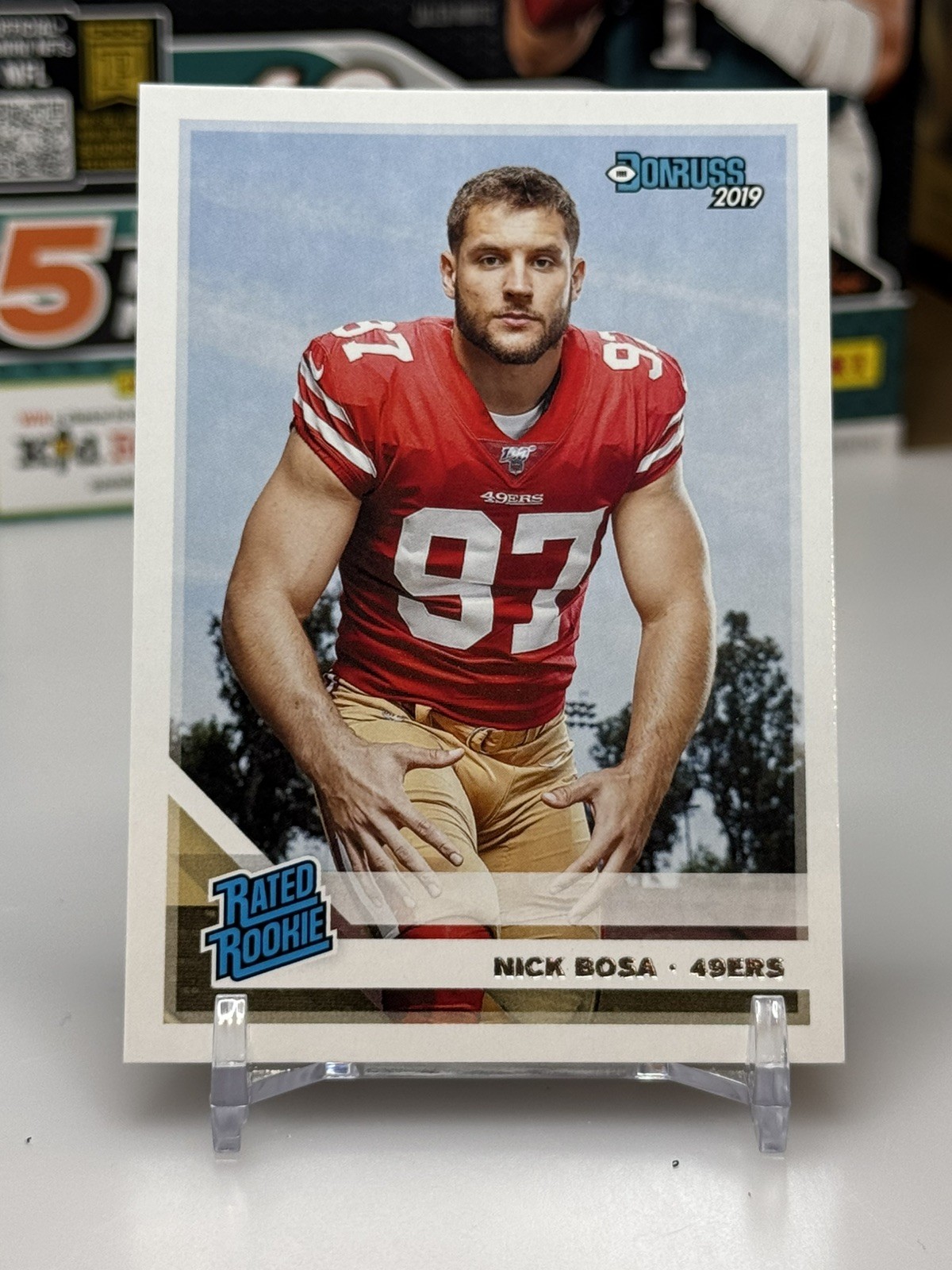 2019 Donruss Rated Rookie #318 Nick Bosa MINTY 