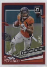 2023 Panini Donruss Optic Red Prizm 85/99 Courtland Sutton #53 3e3