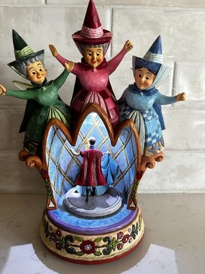 Jim Shore Disney A Dance For Dreamers Musical Sleeping Beauty music box (works)