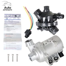 Water Pump with Thermostat & 3 Bolts 11517586925 For BMW 325i 328i 528i 530i X3