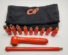 CIP Insulated Hex/Allen Socket Set 3/8" Drive W/ Ratchet, Extension and Bag Used
