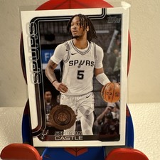 2025-26 Topps Flagship #197 Stephon Castle - San Antonio Spurs