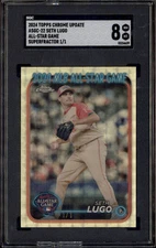 2024 Topps Chrome Update All Star Game Superfractor #ASGC-22 Seth Lugo 1/1 SGC 8