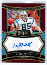 Wesley Walls 2024 Select Maroon Prizm Auto SP! 13/75! Panthers