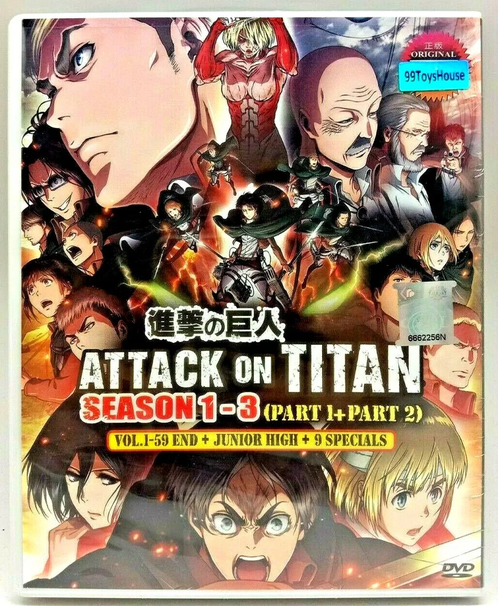 ANIME DVD~ENGLISH DUBBED~Attack On Titan Season 1-3+Final Part 1&2