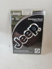 Chroma 41704 Jeep Aluminum Bendable Decal Emblem Stick On.. New 