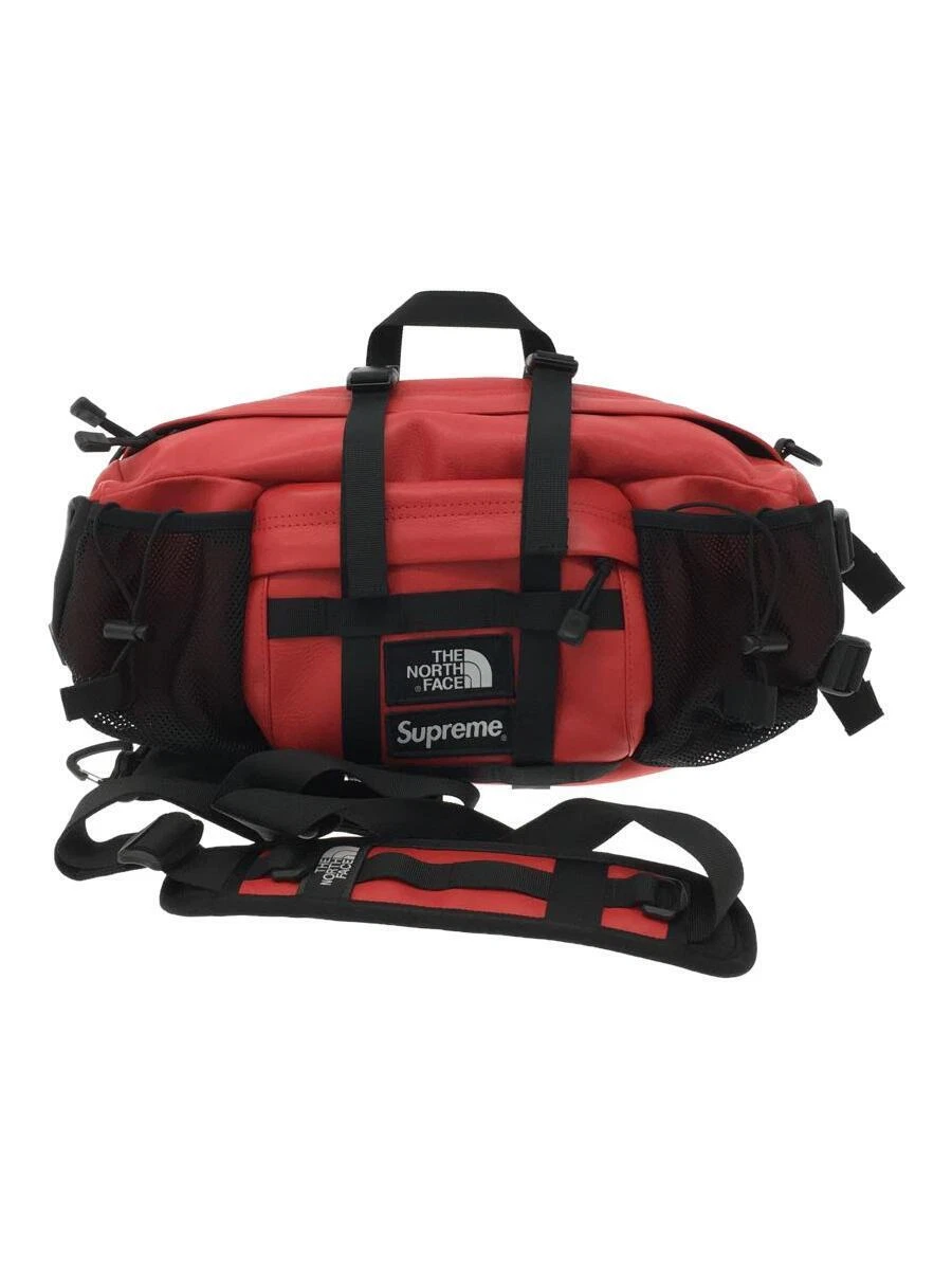 THE NORTH FACE 23 THE Leather Mountain Waist Bag Leather RED eBay