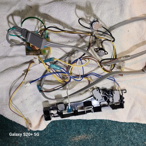 Emerson EMXAUXX-01-R Microwave Power board w Capacitor+ wiring harness lot - Picture 7 of 11