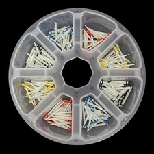 200 Pcs Dental Fiber Post Glass Straight Teeth Restorative 1.0 1.2 1.4 1.6mm