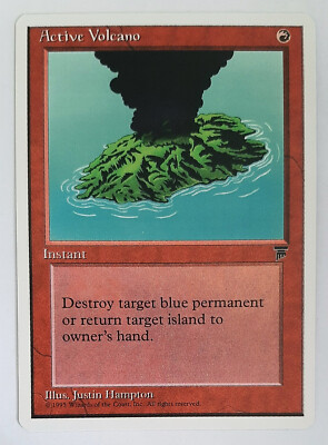 ACTIVE VOLCANO  CHRONICLES 1995 LEGENDS  NM  RED  MAGIC GATHERING  MTG