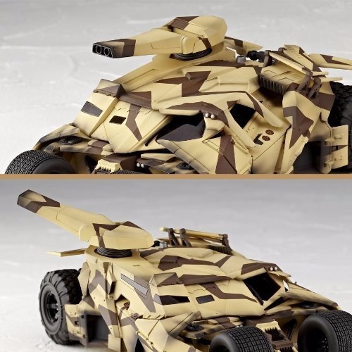Tokusatsu Revoltech No.047 The Dark Knight Trilogy BATMOBILE TUNBLER CANNON - Picture 2 of 4