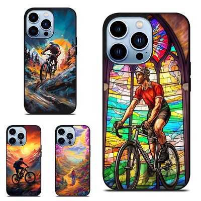 For iPhone 10 11 12 13 14 15 Pro Max mountain bike color game Anti-Scratch