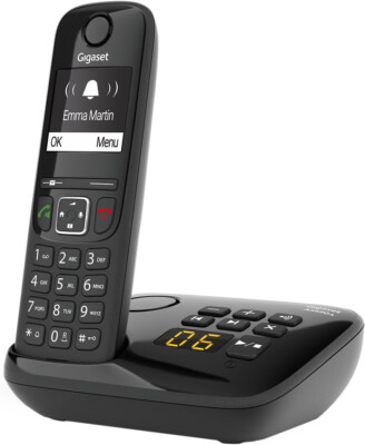 Gigaset AS690A single, mit 1 schnurlosem Mobilteil , inkl. Anrufbeantworter