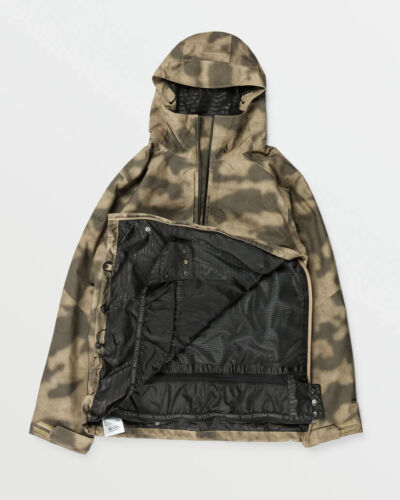 Volcom Mens Brighton Pullover Mens Snowboarding Jacket Camo Large NWT $330 - Picture 3 of 9