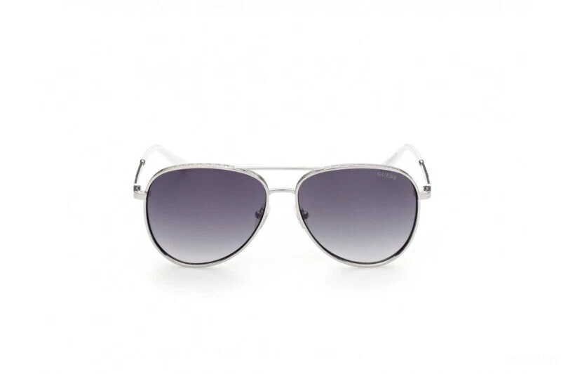 Guess white cheap aviator sunglasses