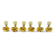 NEW Kluson Revolution 3X3 Locking Tuners, Keystone Buttons - GOLD, KRGL-3-GP