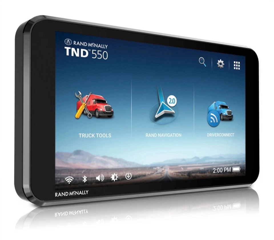 RAND MCNALLY TND-550 LM 5" TRUCK GPS RECEIVER TND550 1yr WARRANTY - Image 4 of 4