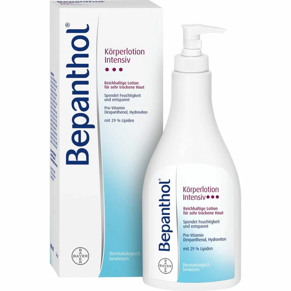BAYER VITAL GMBH BEPANTHOL Intensiv Körperlotion Spenderflasche 400 ml PZN01627592