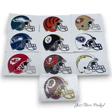 10 NFL Helmet Stickers 2017 A&A Global Industries