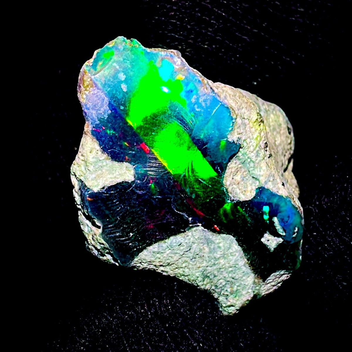 Opale Naturelle Brute D'Éthiopie - White Fire Opal - 13 Carats - 19x14 Mm - Non Traitée