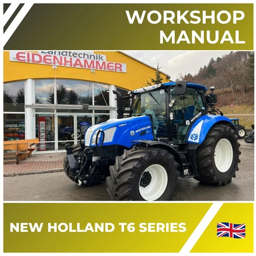 NEW HOLLAND T 6 Series Repair Manual - ENGLISH - Workshop Service TRACTOR