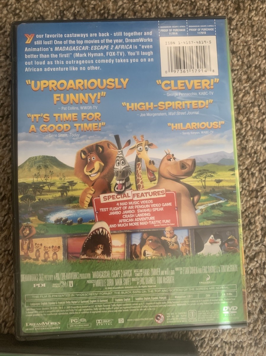 (未使用･未開封品)Madagascar [DVD] Madagascar DVD Lot Of Four Madagascar 1 Madagascar 2