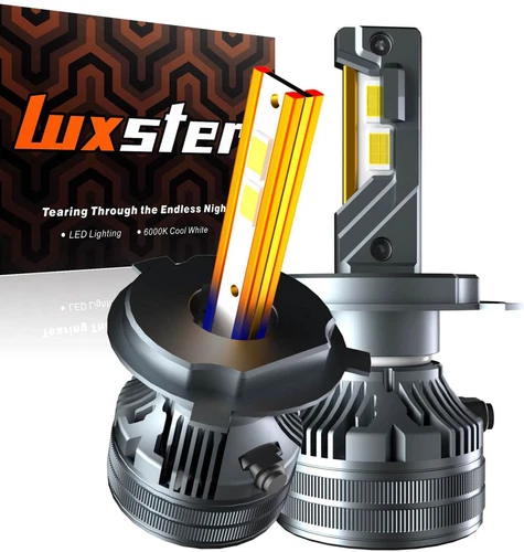 Luxster Punisher H4/9003/HB2 LED Light Bulbs 140W 40000LM 6000K Cool White Pair