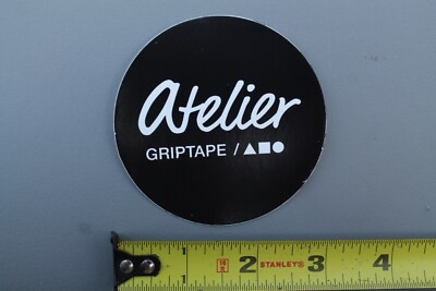 Atelier Skateboard Griptape Grip Tape Black Z75C Vintage Skateboarding STICKER