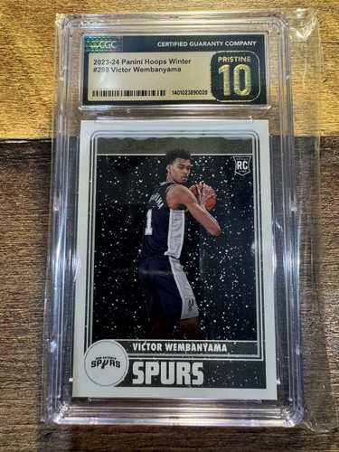 Victor Wembanyama / David Robinson Rookie Lot CSG/CGC PERFECT 10 / PRISTINE 10 - Picture 9 of 12