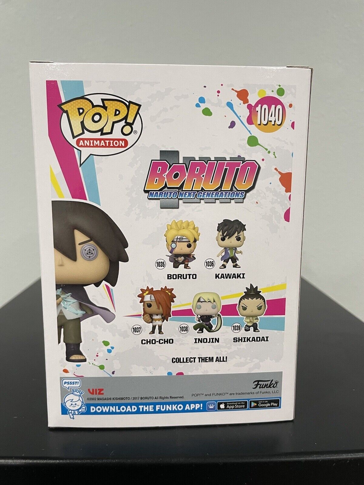 Funko POP! Sasuke Boruto: Naruto the Next Generation #1040 [Chalice Co