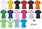 Fruit Of The Loom Polo Lady Short Sleeve 100% Cotton Womens Flank FR630300