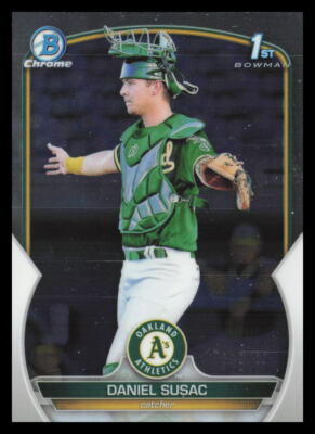 #ad 2023 Bowman #BCP 5 Daniel Susac Oakland Athletics Chrome Prospects Baseball Card $1.69