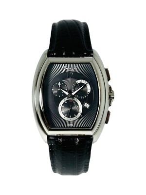 Kenneth Cole KC1880 Black Croco Leather Multifunction Chronograph