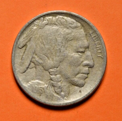 1913 TYPE 2 Indian Head Buffalo Nickel ~ VF VERY FINE ~ FULL HORN 5c Coin