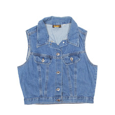Faded Glory Denim Gilet Blue Womens M