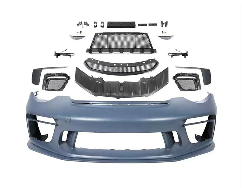 Kits de carrocería de parachoques delantero estilo GT3 mejoras para Porsche 911 997 Carrera 2006-2011 Foto 2 de 4