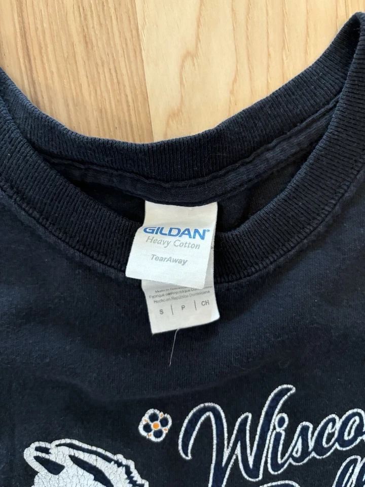 复古 90 年代威斯康星戴尔 T 恤女式 S 码黑色 Llama 派对 — 第 4/4 张图片